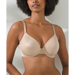 Soma Vanishing Back Full Coverage Underwire Bra Tan Sz 42DD New